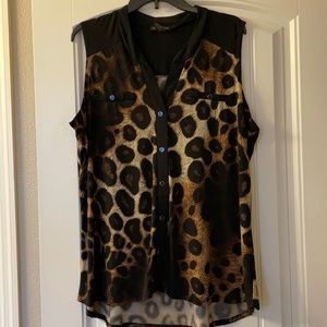 Leopard blouse